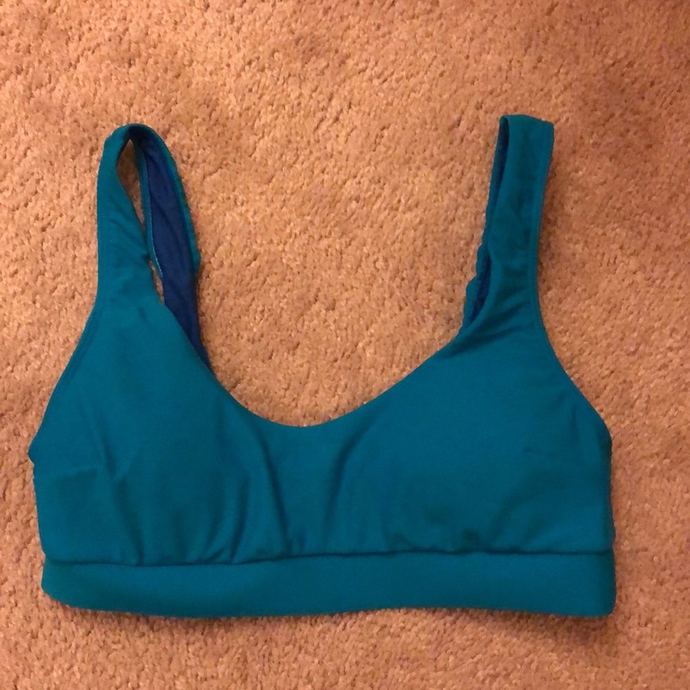Hollister small blue bikini top